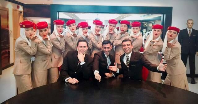 Joining Emirates as Cabin Crew, landing in Dubai and beginning training at Emirates Aviation College.